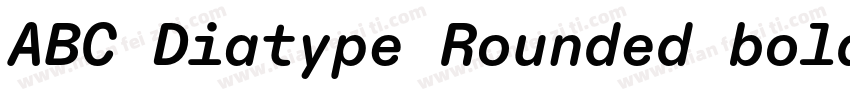 ABC Diatype Rounded bold字体转换